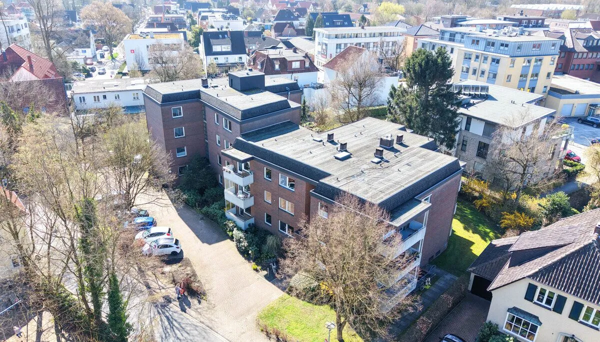 Immobilienangebot - Oldenburg - Alle - Schön geschnittene Wohnung mit zwei Balkonen in direkter Nähe zum Eversten Holz