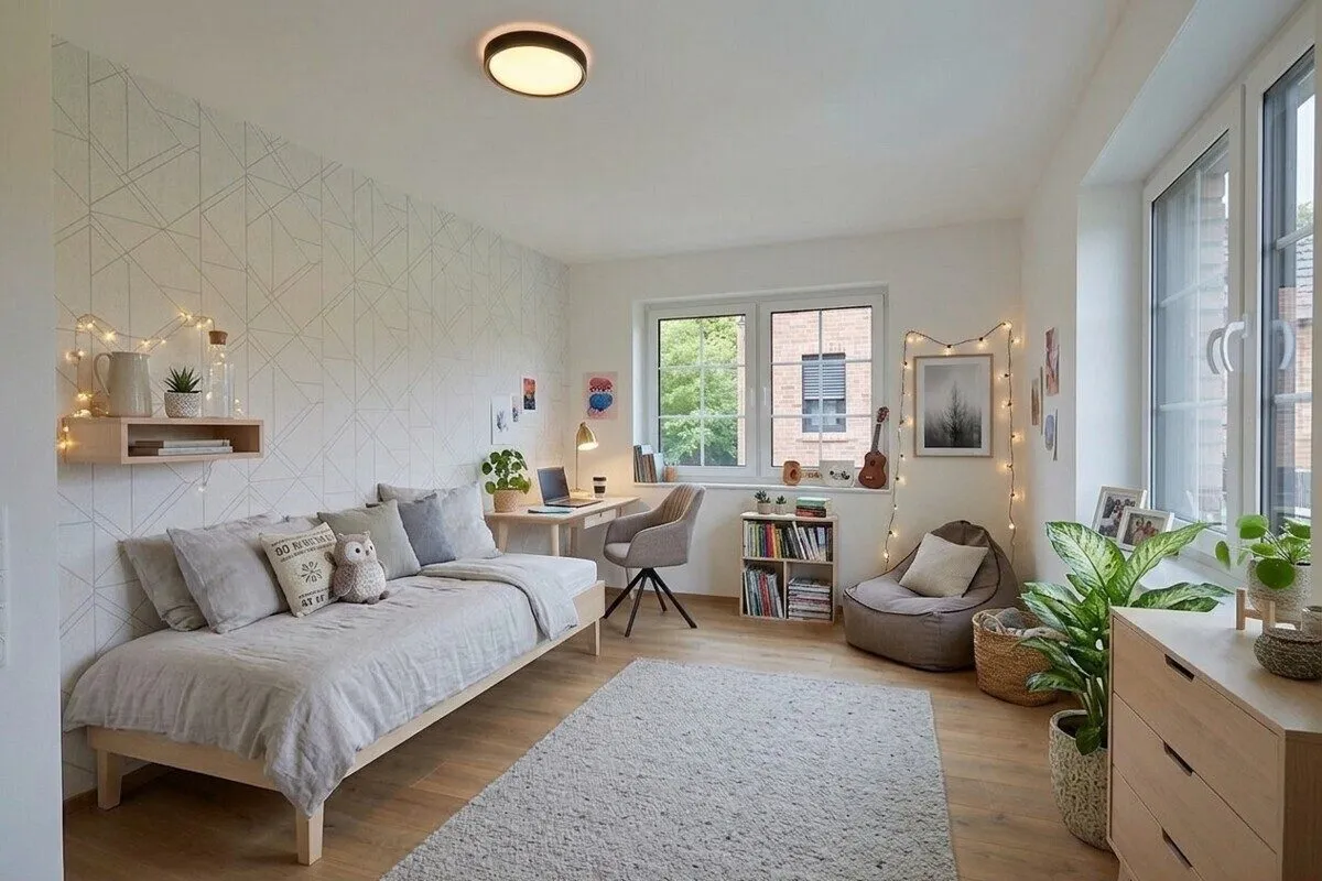 Immobilienangebot - Oldenburg - Alle - Studentenzimmer zu vermieten! WG mit 5 Zimmern als Neubau-Erstbezug im 1.OG