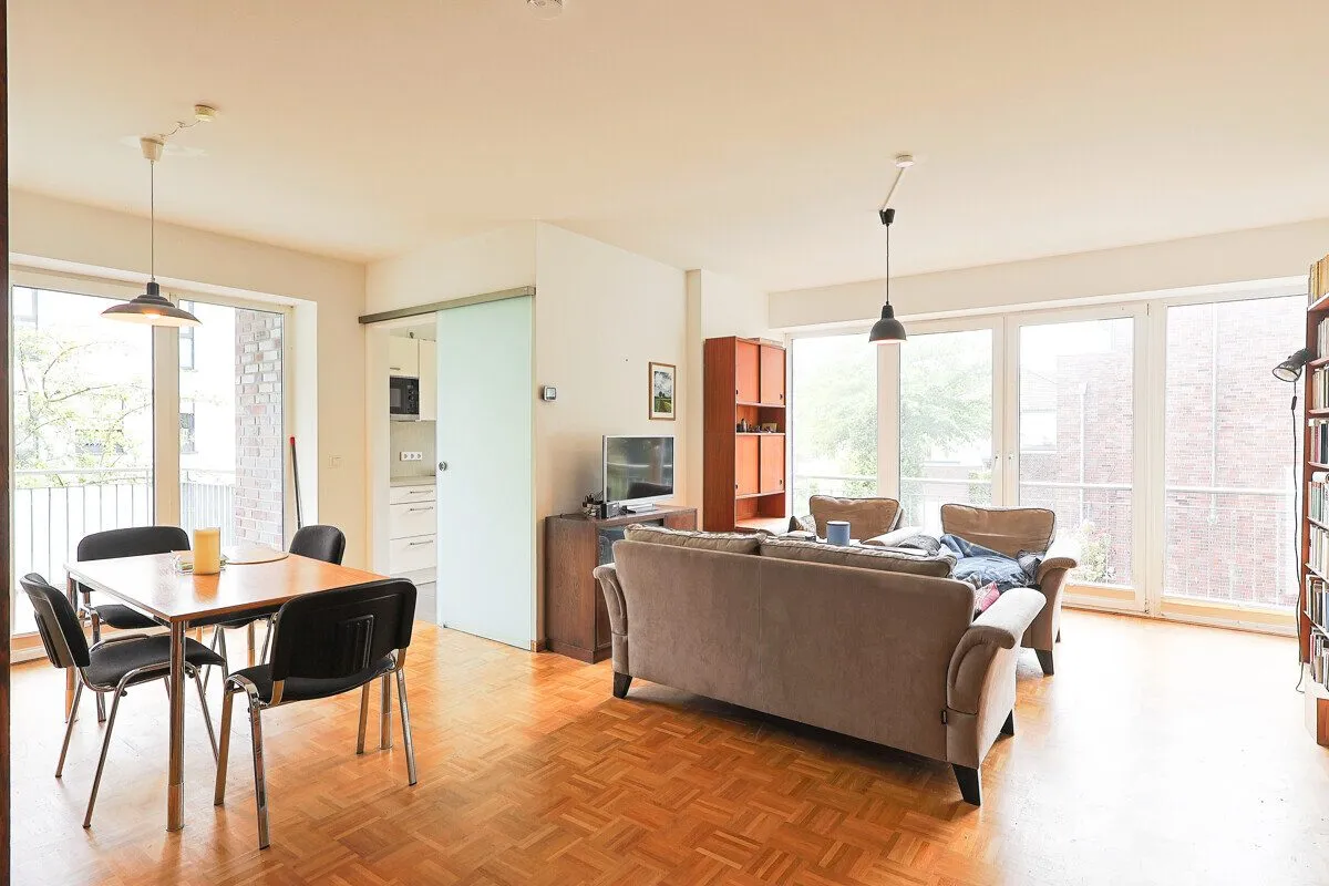 Immobilienangebot - Oldenburg - Alle - Barrierefreie 3-Zimmer-Wohnung mit Balkon und Tiefgaragenstellplatz im Haareneschviertel