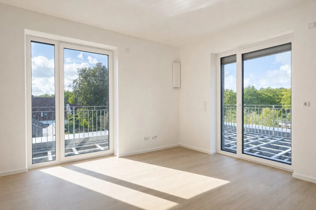 Immobilienangebot - Oldenburg - Alle - Exklusive 2-Zimmer-Neubauwohnung mit Dachterrasse in begehrter Lage