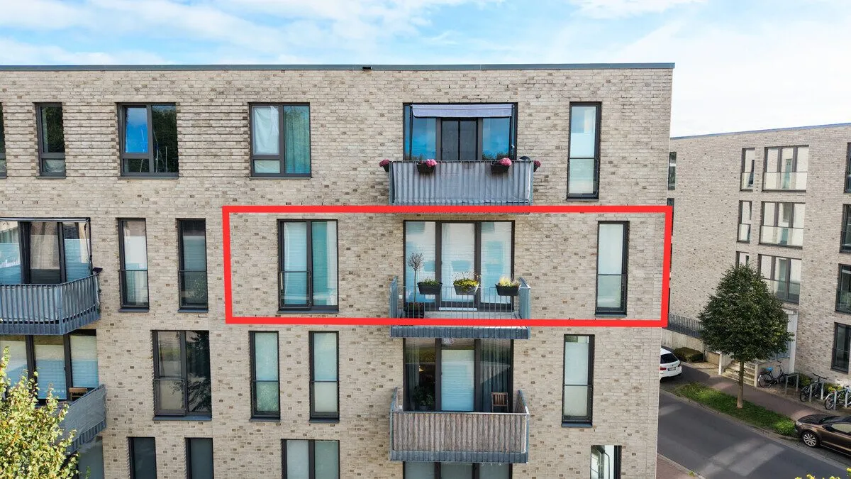 Immobilienangebot - Oldenburg - Alle - Moderne, vermietete 2-Zimmer-Wohnung mit Südwestbalkon in Donnerschwee