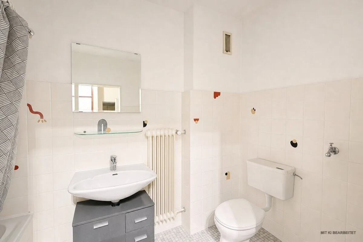 Immobilienangebot - Oldenburg - Alle - Helle 1-Zimmer-Wohnung mit Balkon im Ziegelhofviertel zur Eigennutzung oder Neuvermietung