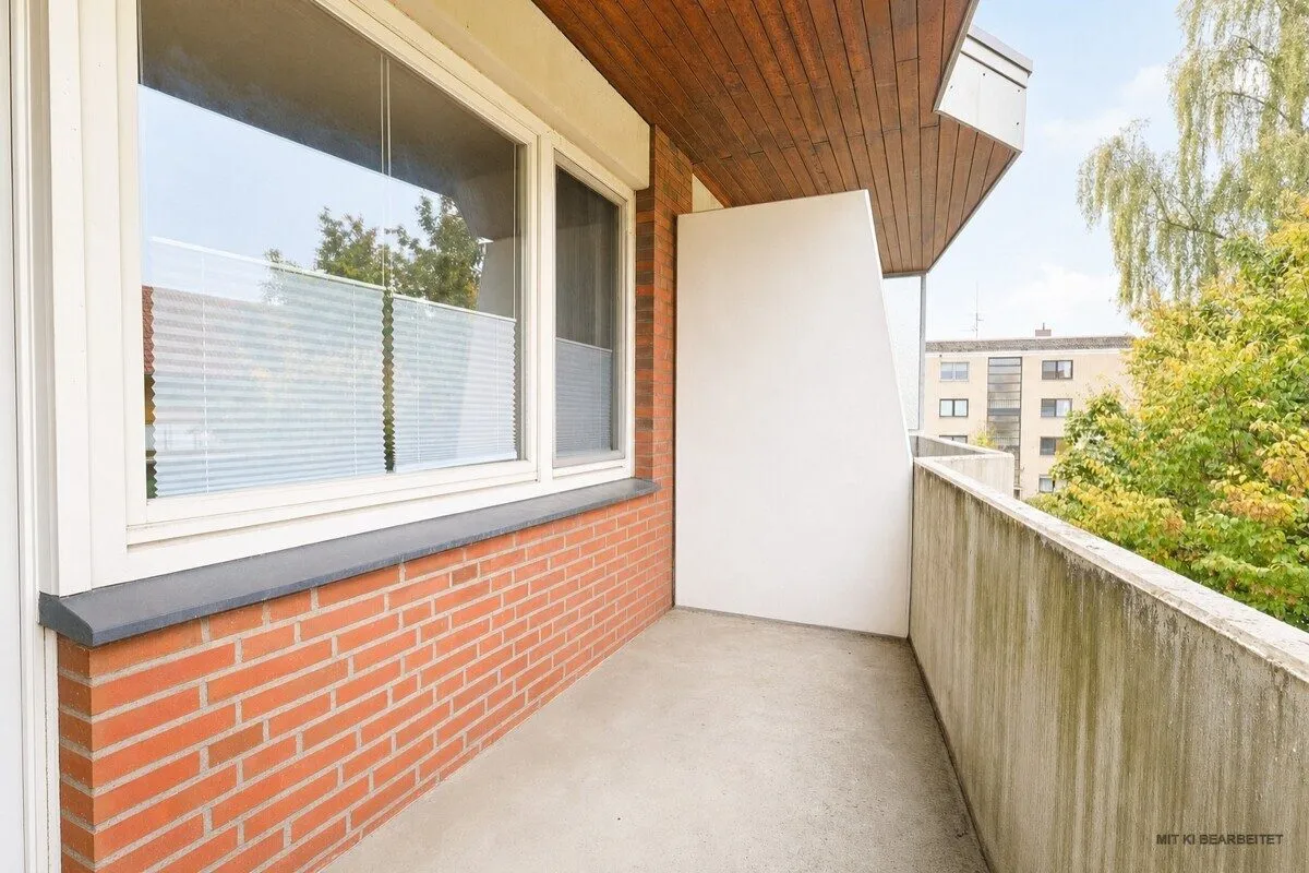 Immobilienangebot - Oldenburg - Alle - Helle 1-Zimmer-Wohnung mit Balkon im Ziegelhofviertel zur Eigennutzung oder Neuvermietung